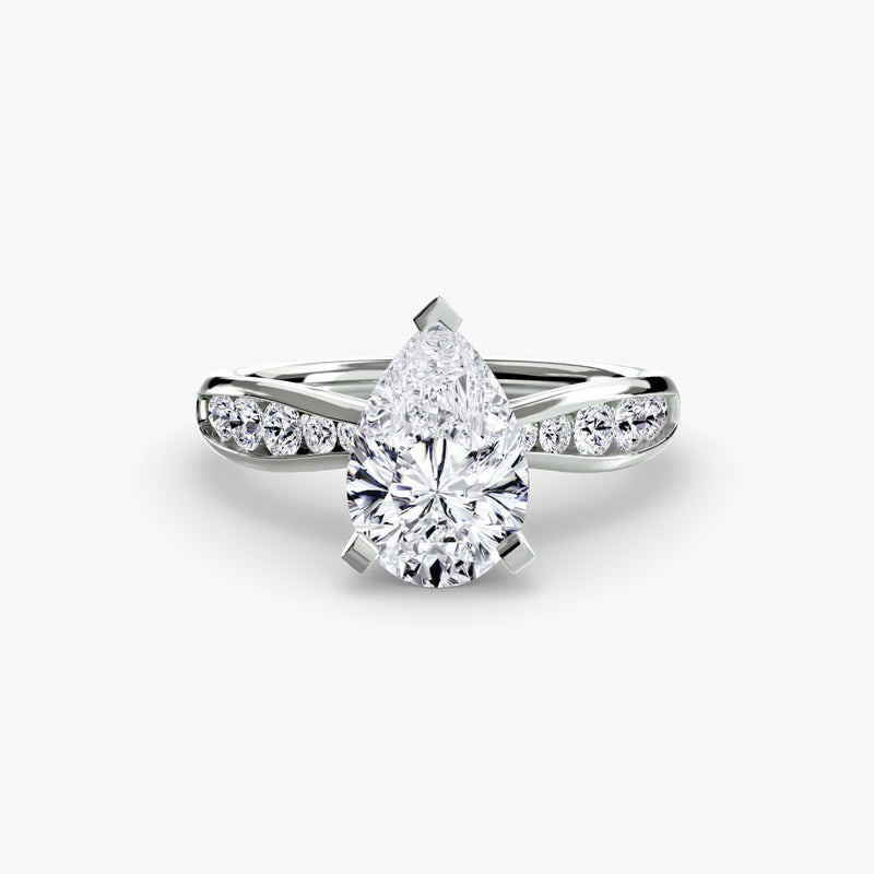 Solitaire with Pavé 3