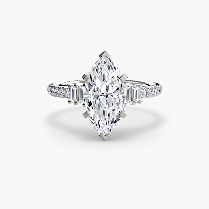 Solitaire with Pavé 4