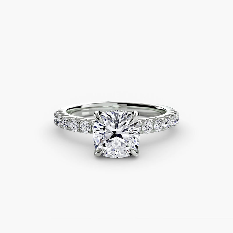 Solitaire with Pavé 6
