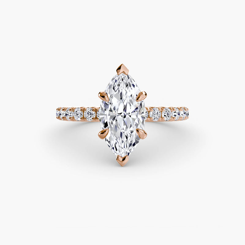 Solitaire with Pavé 6