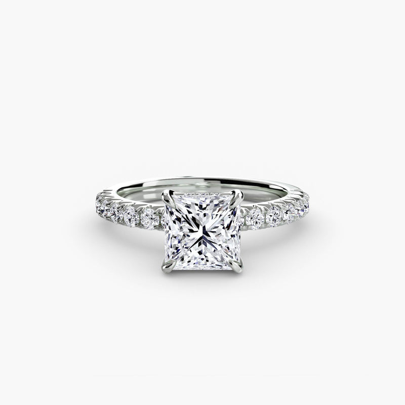 Solitaire with Pavé 6
