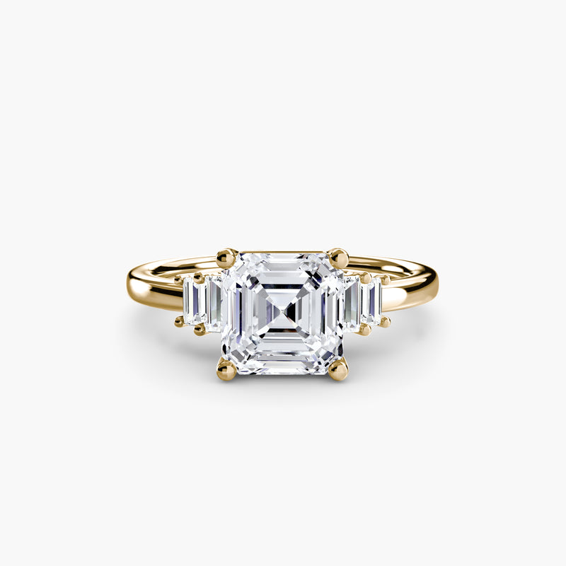 Baguette Accent Solitaire