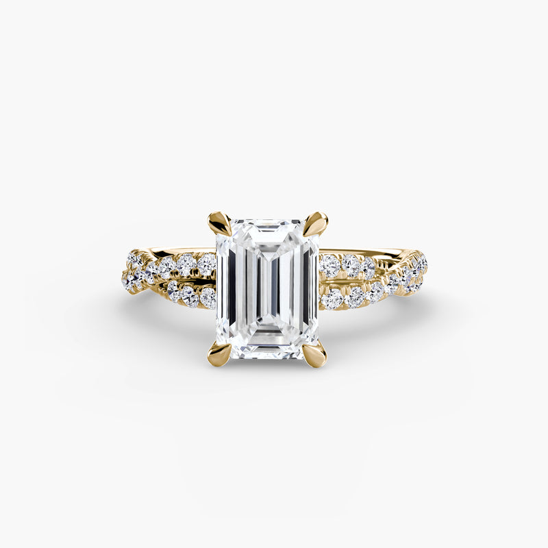 The Twisted Pavé Solitaire